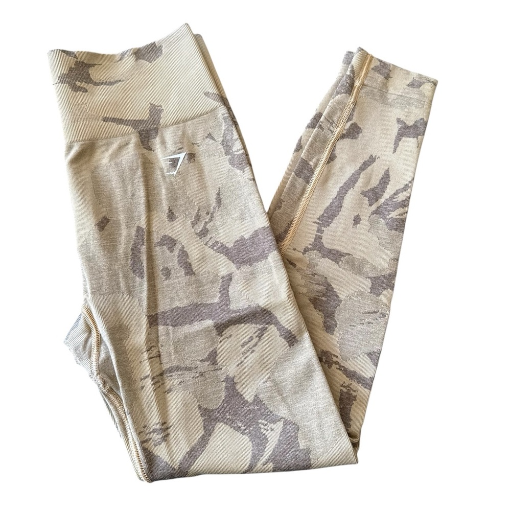 Gymshark Yellow Camo Leggings